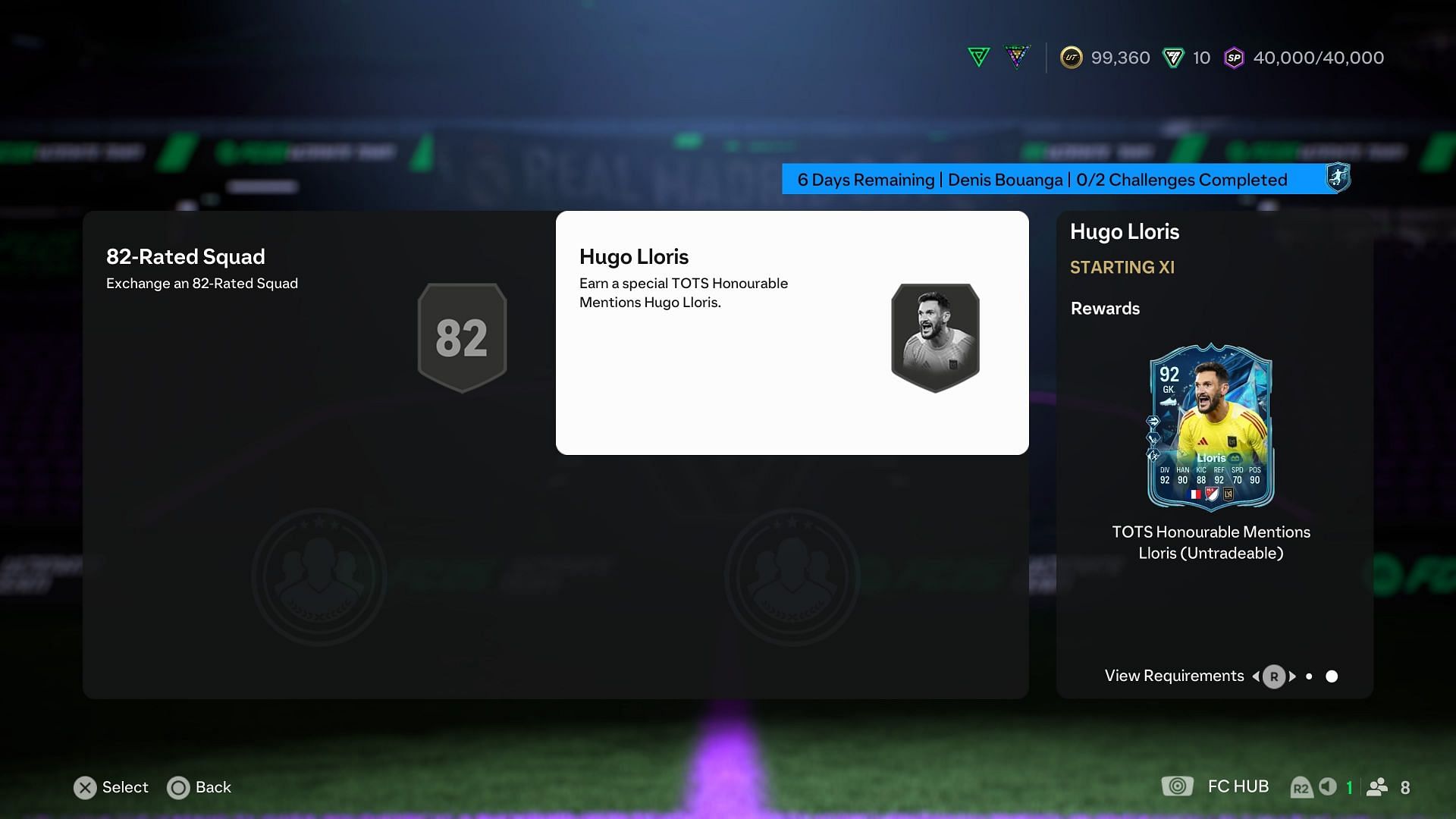 The requirements (Image via EA Sports)